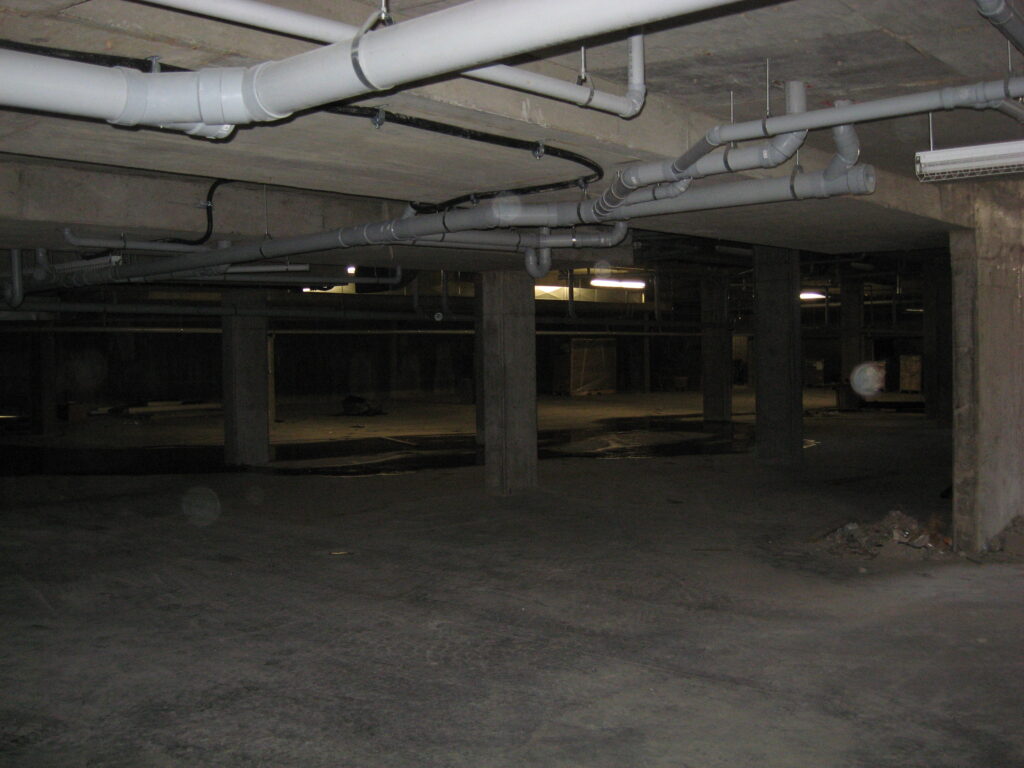 garage ceiling drainage